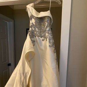 MacDuggal couture gown